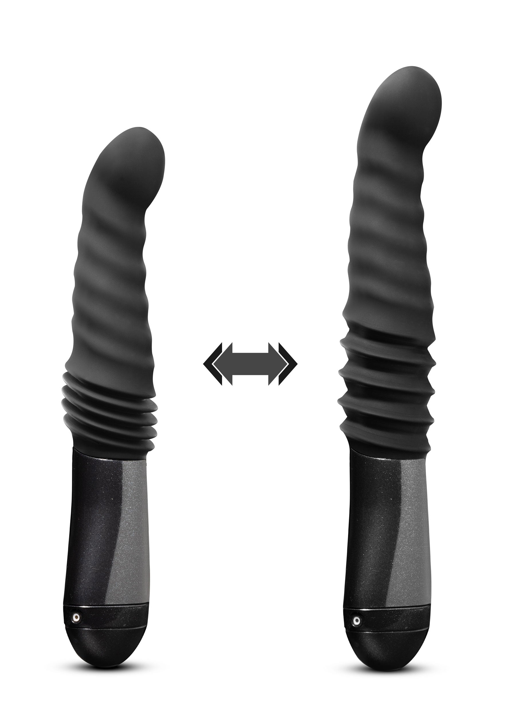 "Temptasia - Lazarus - Thrusting Dildo - Black BL-29985"