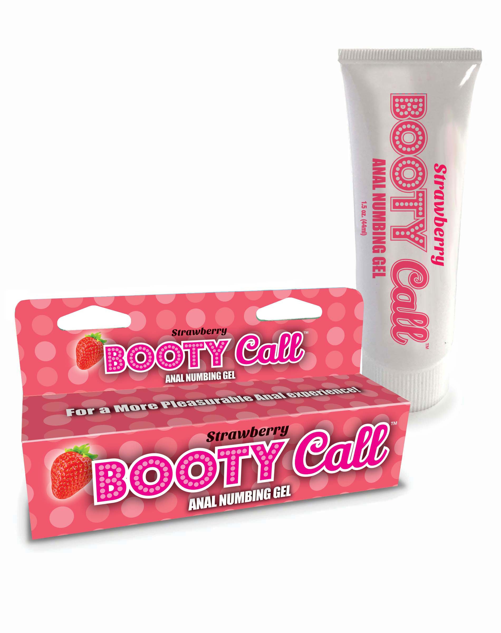 "Booty Call - Anal Numbing Gel 1.5 Oz - Strawberry LG-BT313"