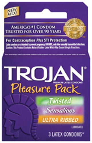 Trojan Pleasure Pack - 3 Pack TJ95321