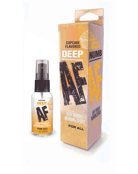 Deep Af Throat Numbing Spray 1 Oz - Cupcake LG-BT631