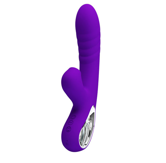 "Pretty Love Jersey Sucking and Vibrating Rabbit - Purple BI-014833"